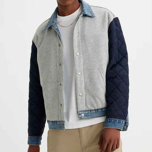 Levi's Vintage Premium Reversible Varsity Jean Jacket NEW WITH TAGS - Picture 1 of 16